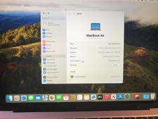 2019 Apple MacBook Air 13.3" i5 8th Gen 8GB 128GB A1932 Gold USED Read  040