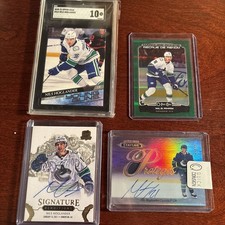 2020-21 Upper Deck Nils Hoglander Young Guns SGC 10 Rookie Auto RPA /24 Lot Of 4