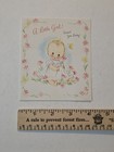 Vintage Gibson Baby Girl Greeting Card A Little Girl! Aren't You Lucky! — photo 2