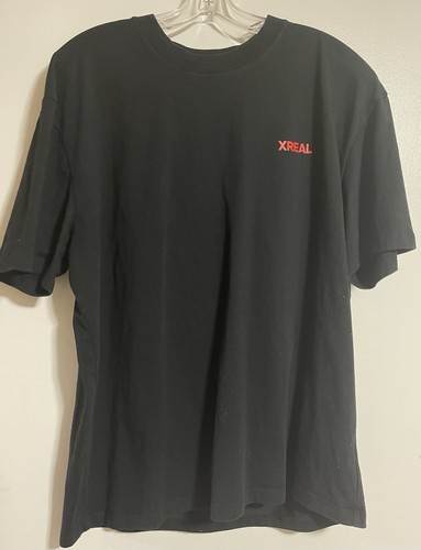 XREAL T-shirt, maglietta nera da uomo 3XL - Foto 2 di 4
