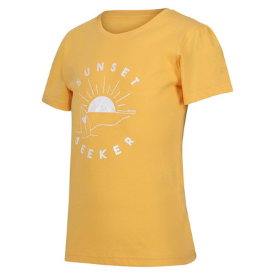 Jungen T-Shirt Regatta Juniors Bosley VI Kurzarm in gelb