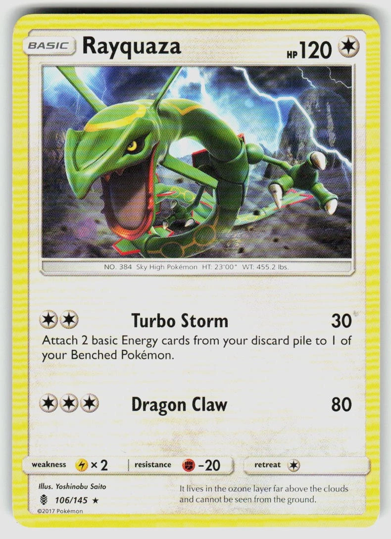 pokemon rayquaza card value V Evolving Skies Full Art #194 PSA 10 as they both have low base damage and an additional drawback or restriction Rayquaza Spirit Link - XY
