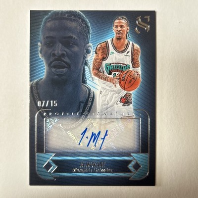 2024-25 Panini Silhouette Profile Signatures Ja Morant /15 Auto SSP Grizzlies