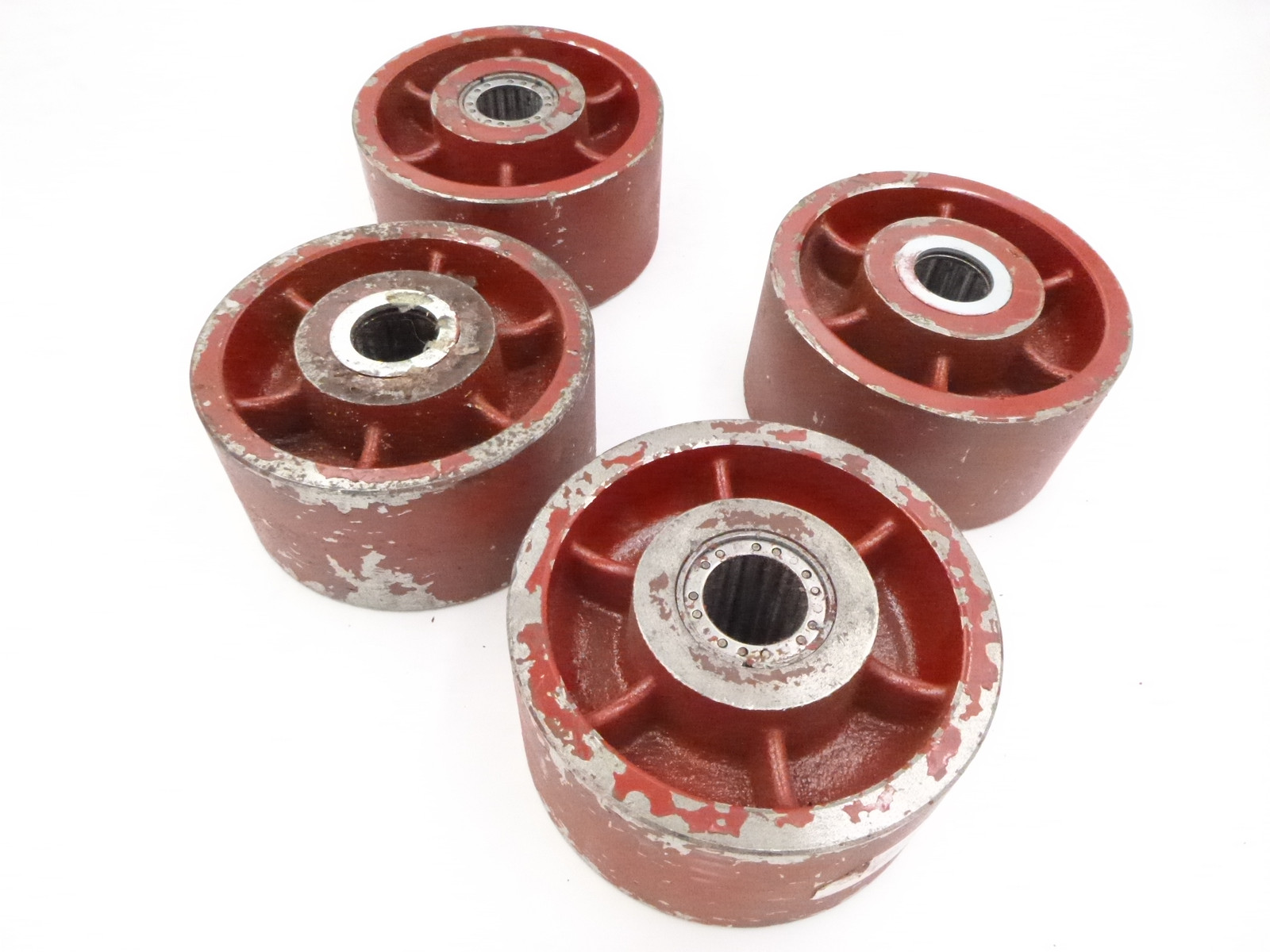 4 Pack 52YU25 Iron Tread Wheels 6