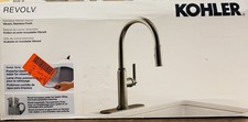 Kohler Revolv 1 Handle Pull Down Spray Kitchen Faucet Stainless Steel R34619-VS