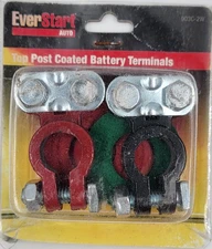 Auto Top Post Battery Terminal, Fit Positive and Negative Posts Everstart