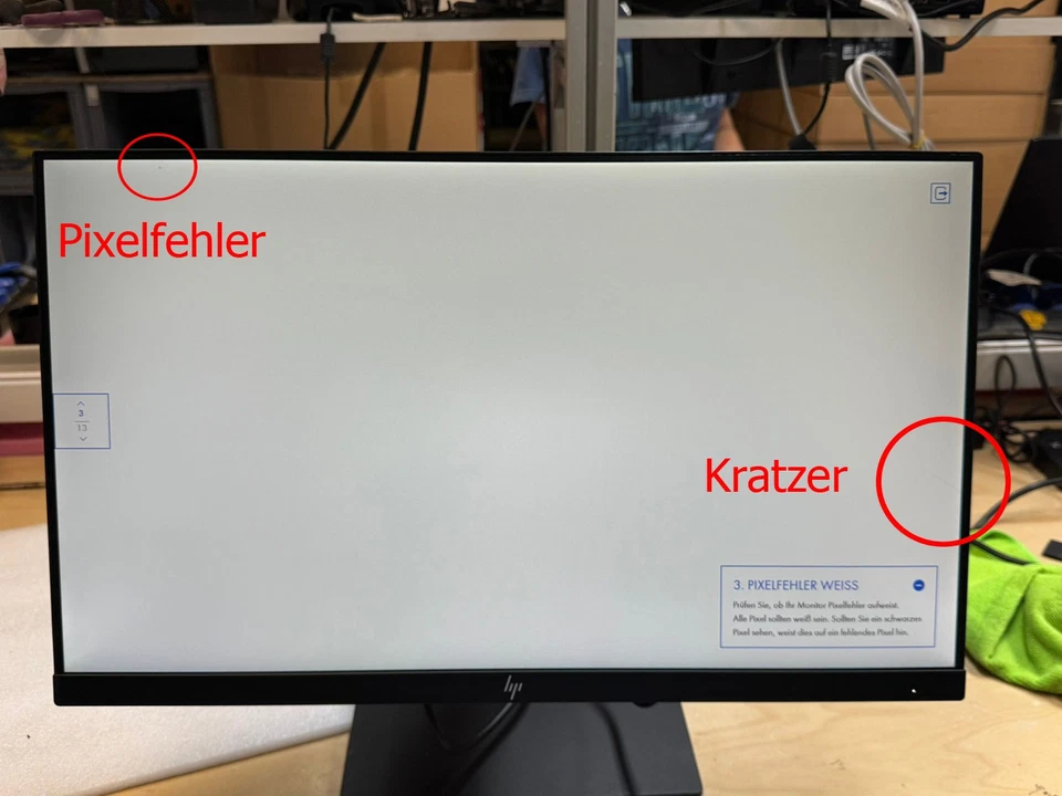HP Z23n G2 23-Zoll Monitor 75Hz IPS FHD 1920x1080 DP HDMI VGA USB (LESEN!) - Bild 3 von 4