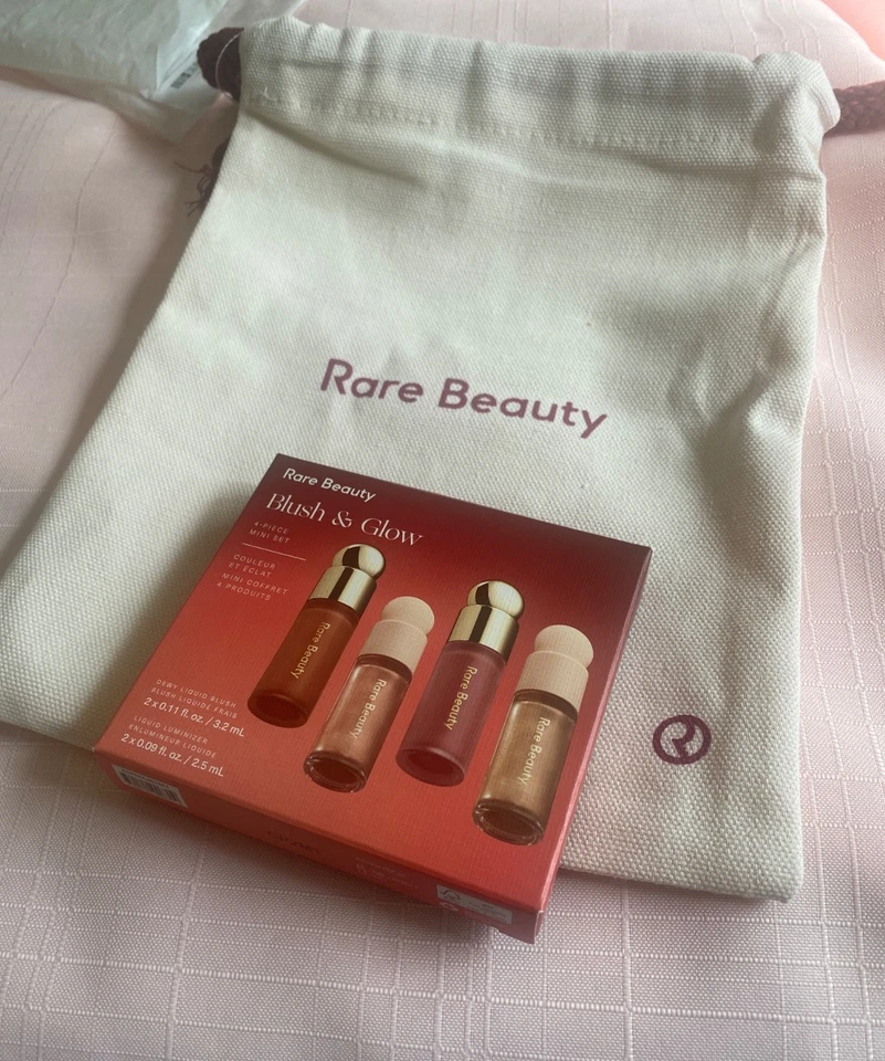Rare Beauty Blush & Glow 4-Piece mini Set Limited Edition NEW  - Image 2 of 4