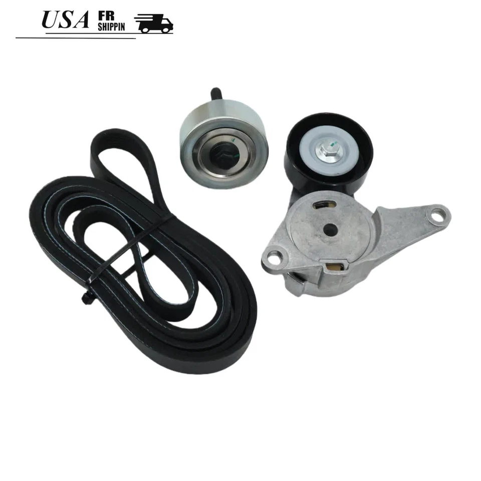 Kit de componentes de cinturón serpentino de alta calidad para Buick Enclave Chevrolet Traverse Foto 4 de 4