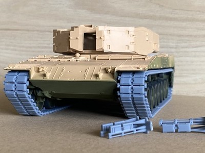 1:35 Pre assembled tracks for Leopard 2, 1:35 Einsatzbereit Ketten, 3D printed 2