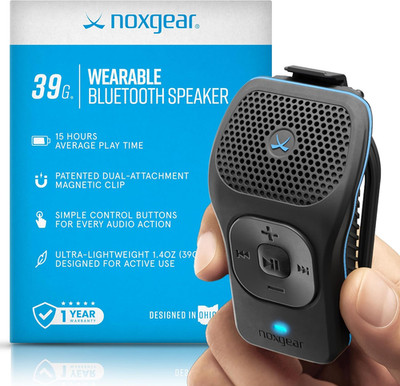 39G Wearable Bluetooth Speaker, Magnetic Mini Clip-On, Waterproof up to 15 Hours
