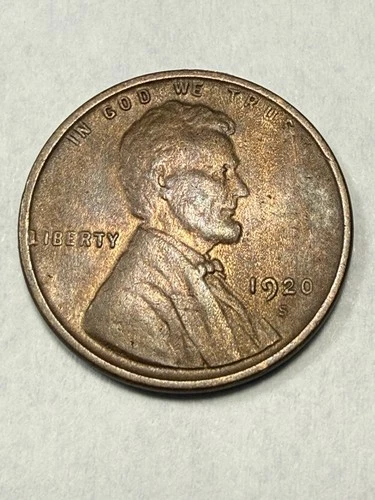 * 1920-S LINCOLN CENT- VF+ (UPGRADE THAT SPOT IN YOUR SET)  PRICED TO SELL 🔥 *