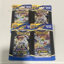 how many packs in brilliant stars booster box Pokemon - - Sealed Pack Lot Please note that this listing is for a single booster pack Brilliant Stars Booster Box Bundle