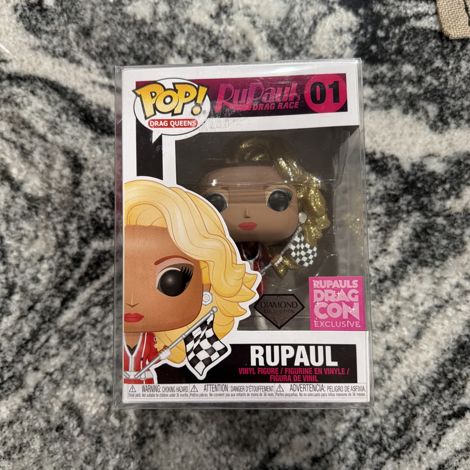 Funko Pop! Vinyl: Drag Queens - RuPaul (Diamond Glitter) - D