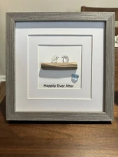 Framed Sea Glass Art Ever After