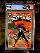 White Pages Newsstand! Marvel Secret Wars #8 CGC 9.8 - Custom Label