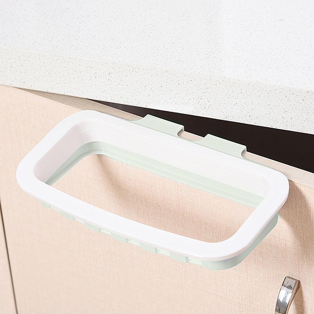Hanging Cupboard Door Trash Towel Rack Storage Kitchen Garbage Bag