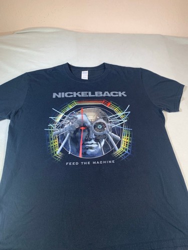Nickelback Feed The Machine Tour 2017 concert album Original Graphic Shirt - Picture 2 of 6