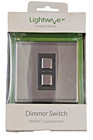 Lightwave RF LW400 Chrome  1 Gang Chrome Wall Dimmer Switch Brand New