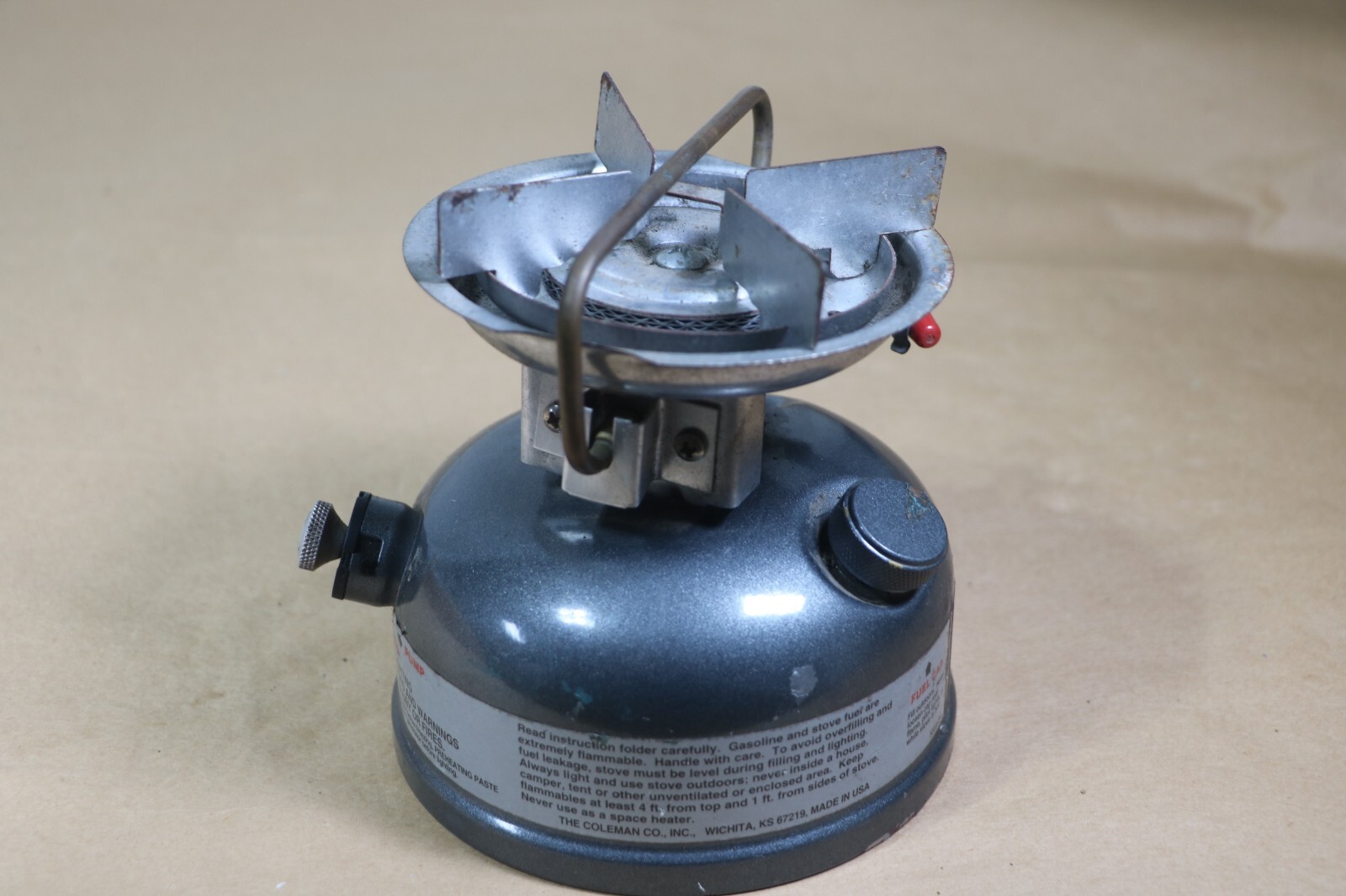 COLEMAN SPORTSTER Model 533 Dual Fuel Single Burner Camping Hiking