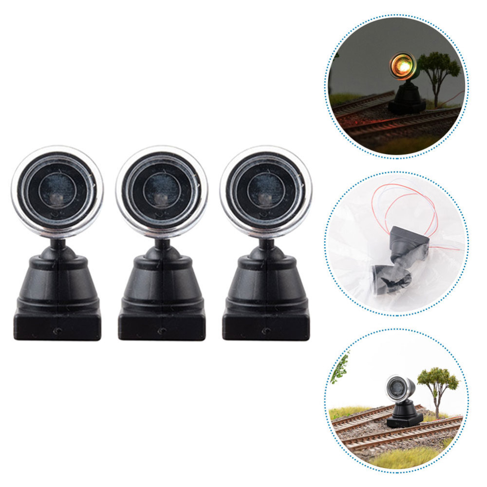 Pcs Traffic Light Model Child Train Signal Sand Table Reflector