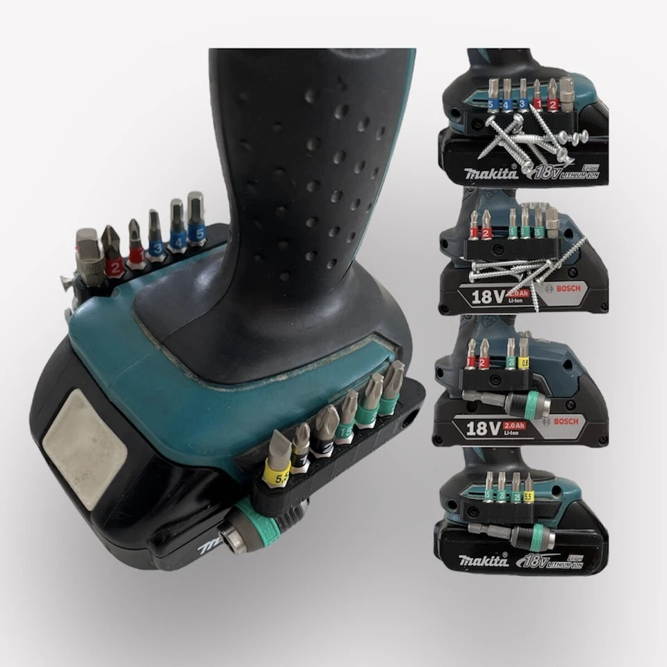 Bithalter Makita Bosch Festool Halter Bit Halterung Akkuschrauber Magnetisch