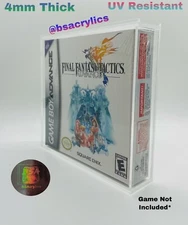 Nintendo Game Boy Advance Video Game Acrylic Display Case Protector,UV Resistant