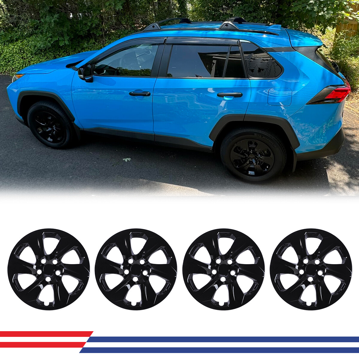 17-Inch Snap-On Wheel Covers for 2019-2025 Toyota RAV4 - Set of 4
