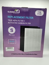 Winix Replacement Filter True HEPA Filter + Activated Carbon Filer - C545