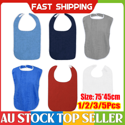 Adult Bibs, Adult The Eldly Bib Adult Washable Dining Bibs For Elderly VP