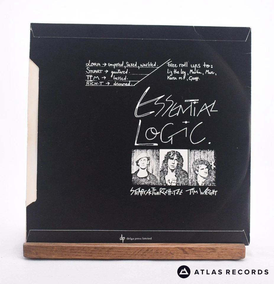 Essential Logic - Aerosol Burns - 7" Vinyl Record - VG+/VG+ - Image 3 of 4