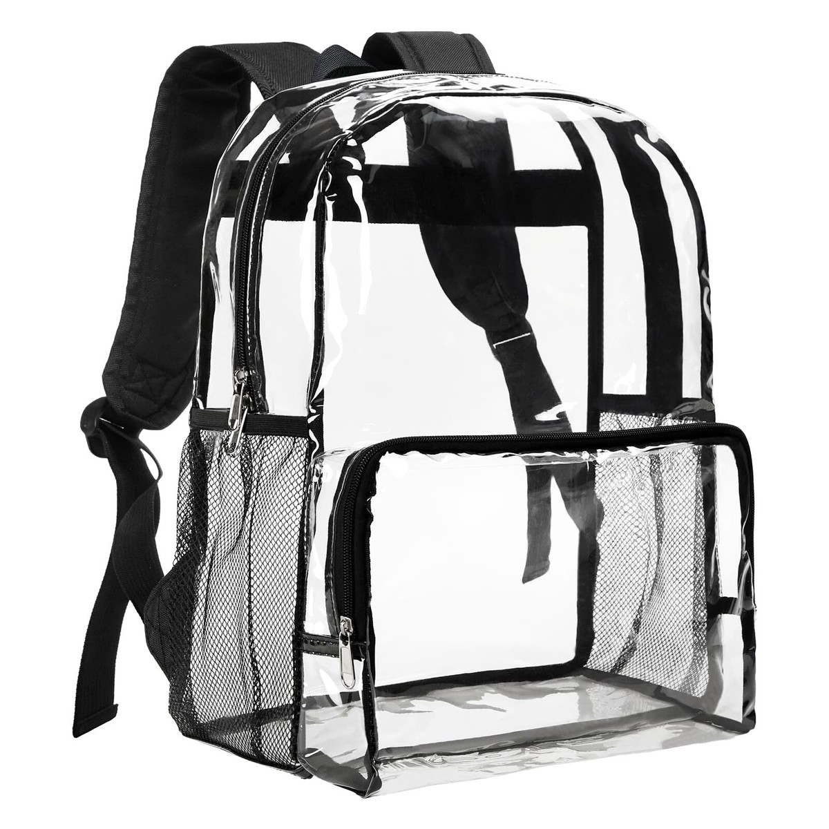Clear Backpack Heavy Duty Large Clear Backpacks for School See Through 