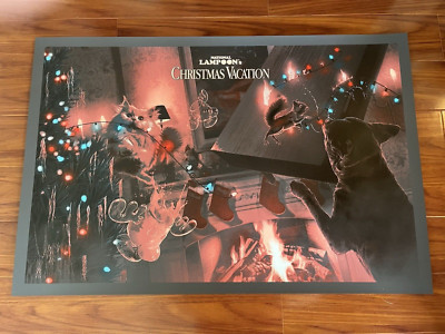 Christmas Vacation Variant Poster Juan Ramos Bottleneck Gallery 24x36 xx/125