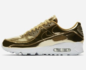 Nike Air Max 90 SP CQ6639-700 Liquid Metallic Gold Bullet White Chrome QS  OG | eBay