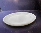 Vintage 1950s Anchor Hocking Fire King Turquoise Blue Delphite 7 in Salad Plate