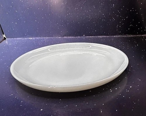 Vintage 1950s Anchor Hocking Fire King Turquoise Blue Delphite 7 in Salad Plate