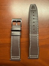 Replacement Leather Vintage Pilot Watch Band Strap 20mm
