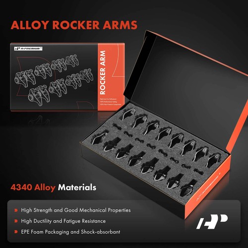 A-Premium 4340 Roller Tip Sportsman Rocker Arm Set for Big Block Chevy 454 1.7 - Picture 5 of 10