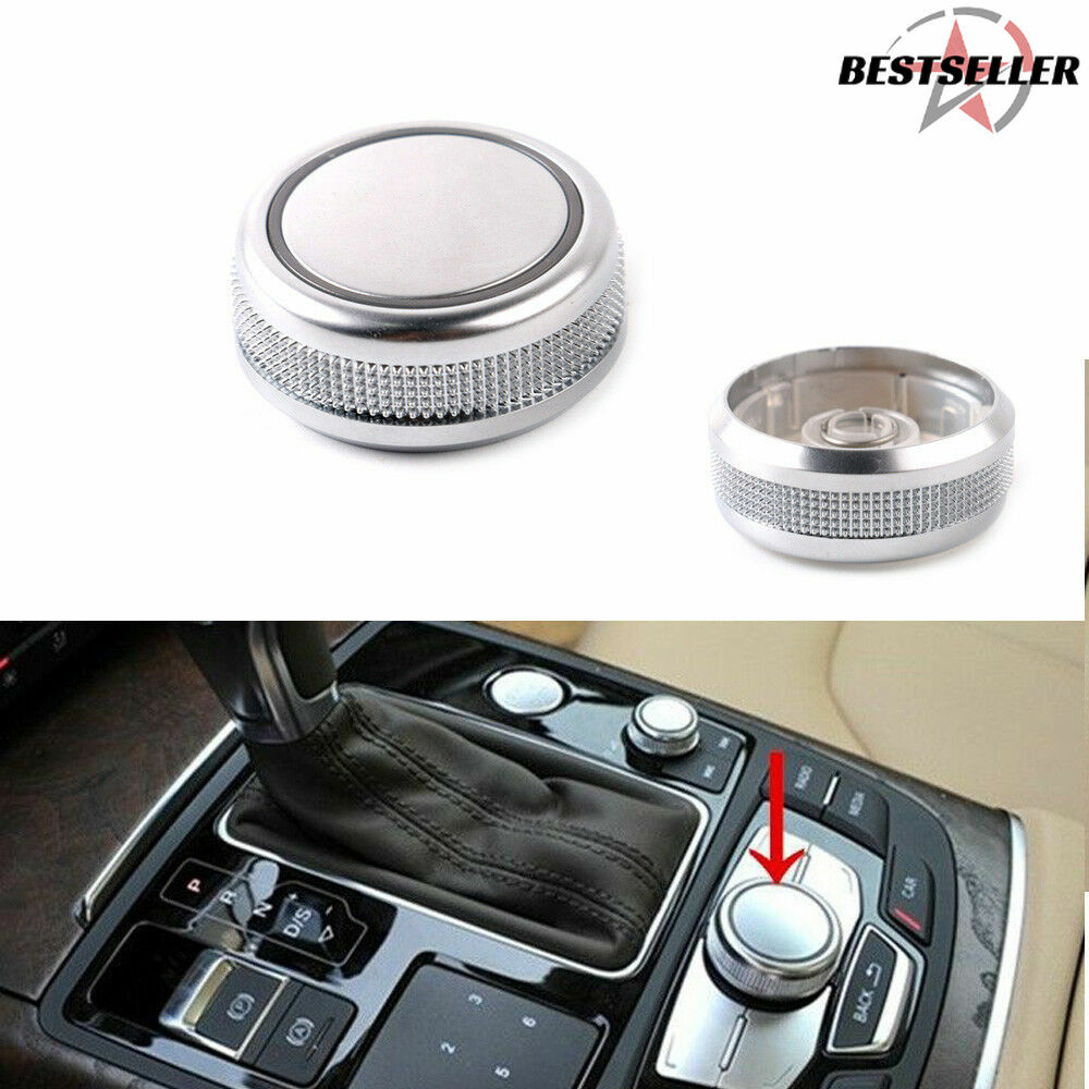 4G0919069 Chrome MMI Control Knob Rotary Menu Navi Cover For Audi