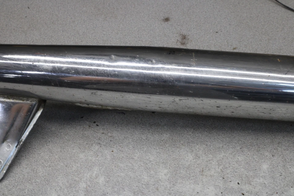 Yamaha CS3 200 1971 silenciador de escape derecho tubo silenciador 4561.SW Foto 3 de 4