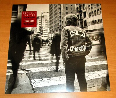 BON JOVI - FOREVER - SPOTIFY FIRST SUNBURST COLORED LP- NEW
