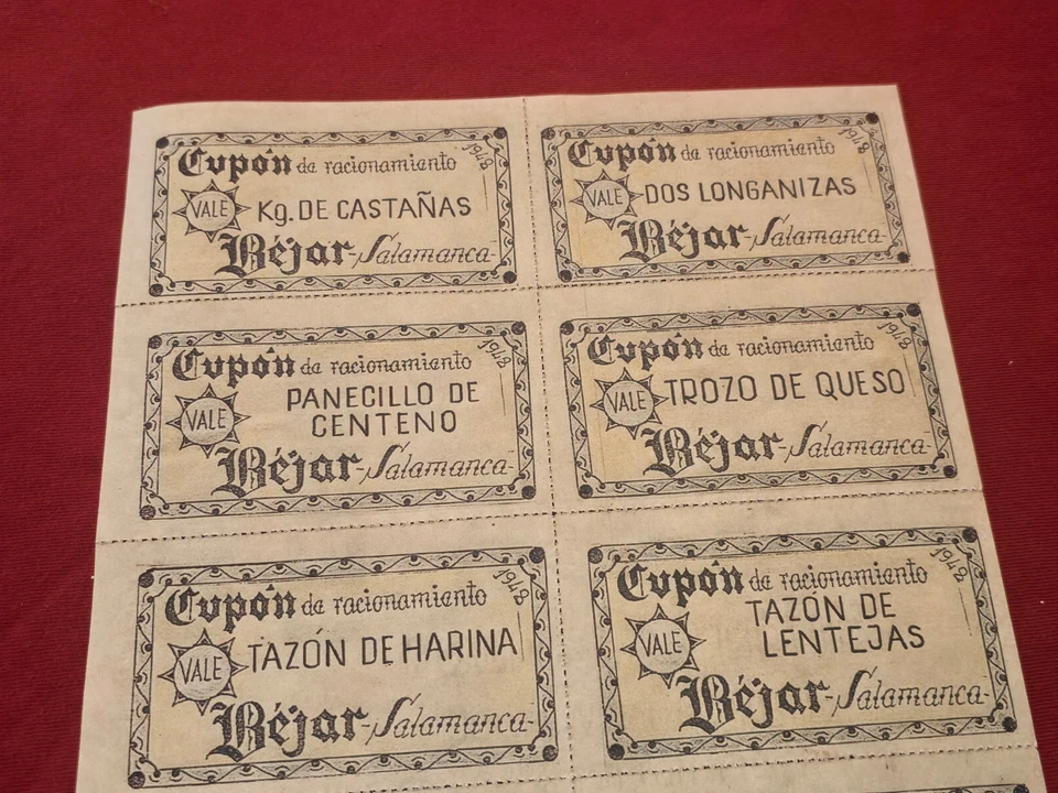 LEGIÓN CÓNDOR SEGUNDA GUERRA MUNDIAL ALEMÁN ESPAÑOL AZUL DIV póster raciones de guerra cupones estampillas Foto 4 de 4