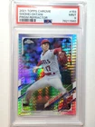 Shohei Ohtani PSA 9 Mint 2021 Topps Chrome Prism Refractor #159 card LA Angels