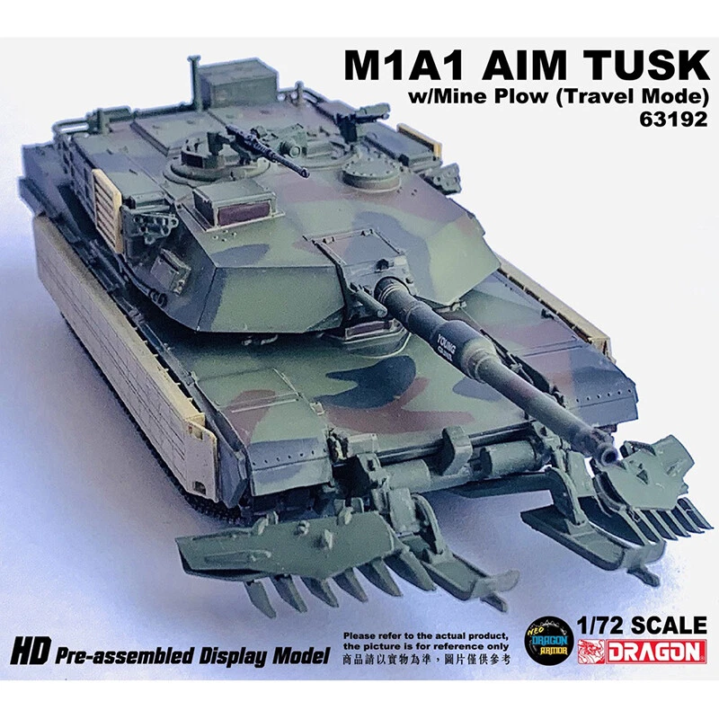 Dragon 1/72 U.S. M1A1 AIM TUSK Main Battle Tank 63192 Painted Finished Model - Image 4 of 4