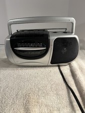 Vintage Portable AM/FM Radio Cassette Recorder Durabrand CT-995 WORKS