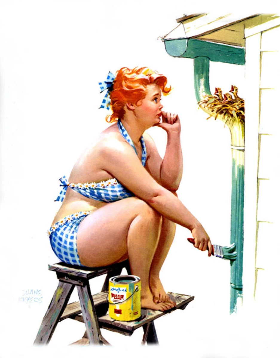 Print - Duane Bryers' plump and pretty Hilda - Bird Nest in the way | eBay