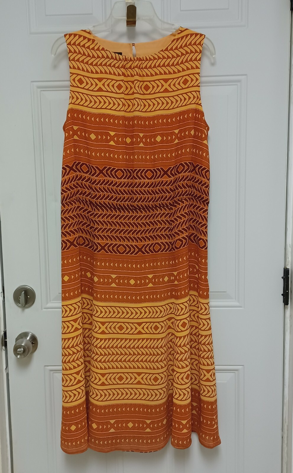 Pendleton Multicolor Peach Orange  Sleeveless Dre… - image 1