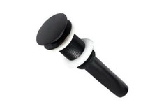 Black Oil Rubbed Brass Pop Up Bathroom Vessel Sink Drain Without Overflow ssd022