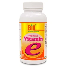 Bill Natural Sources Vitamin E 400IU Antioxidant Fat Soluble Stress 120 Caps NEW