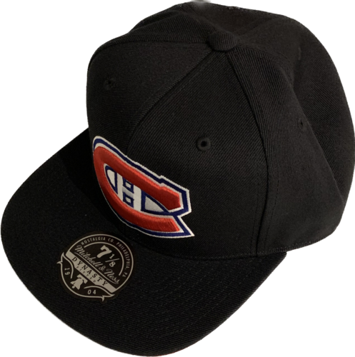 Men’s NHL Montreal Canadiens NHL Hockey Mitchell Ness TC Under Visor Fitted Hat - Picture 1 of 5